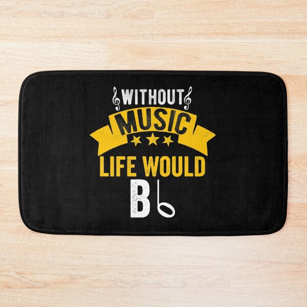 Item preview, Muscial Gift for musicians. Life would be Flat without music designed and sold by majuga.