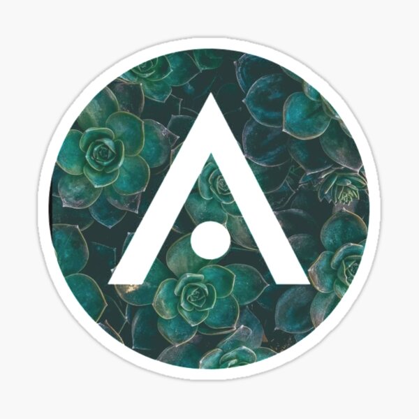 Succulent Aveda Logo Sticker