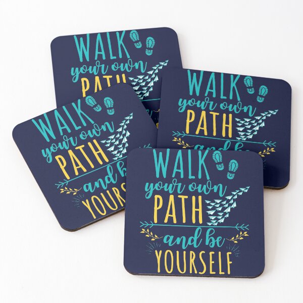 Item preview, Walk Your Own Path and Be Yourself designed and sold by Hoiho Adventure Shirts.
