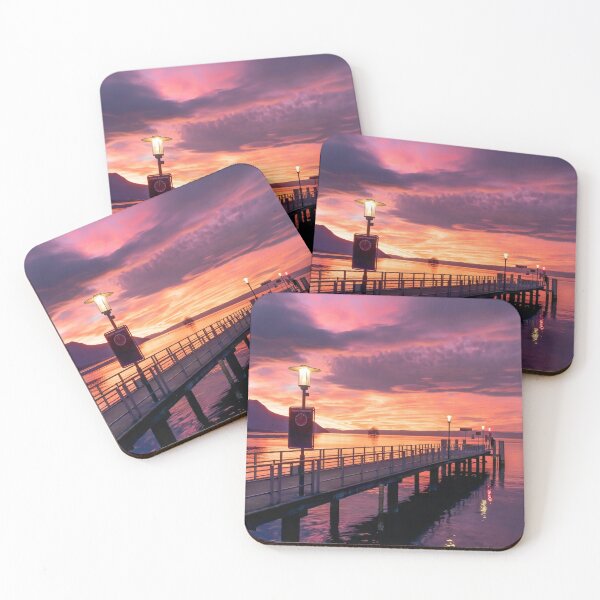 Item preview, Sunset at Lake Geneva designed and sold by swissflake.