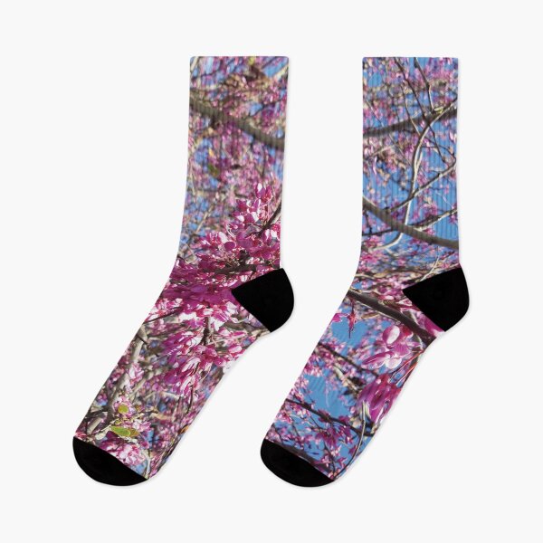 Item preview, Pink flowers on a blue sky designed and sold by CSouissi.