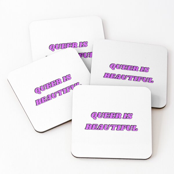 Item preview, QUEER IS BEAUTIFUL pink designed and sold by Inspirationmotivation.