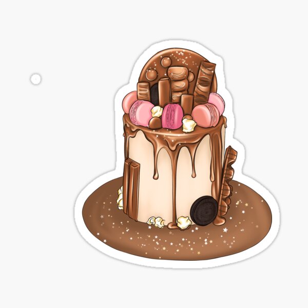 Cake Cake Recipe Stickers Redbubble - golden layer roblox funnel cakes to