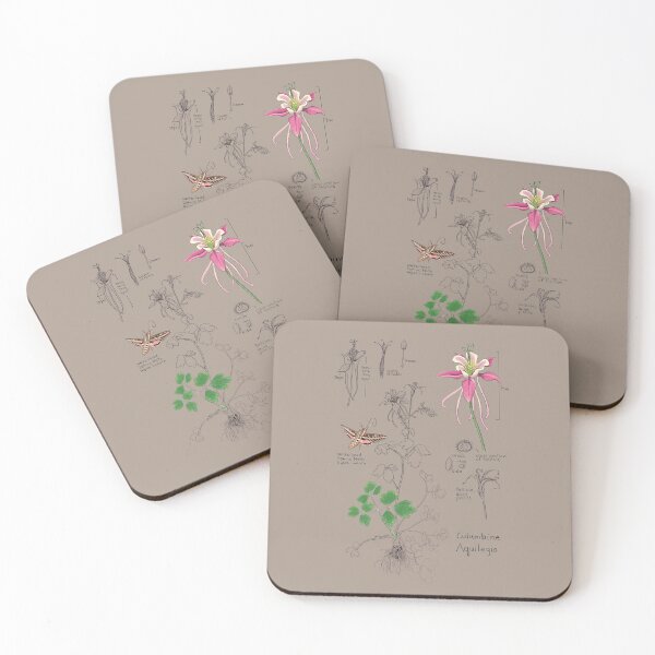 Item preview, Columbine Botanical-tan designed and sold by mernstw.