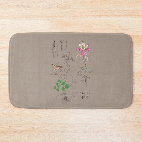 Item preview, Columbine Botanical-tan designed and sold by mernstw.
