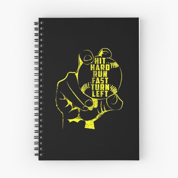 Item preview, Hit Hard Run Fast Turn Left, Baseball Funny Sport designed and sold by oussimakh.