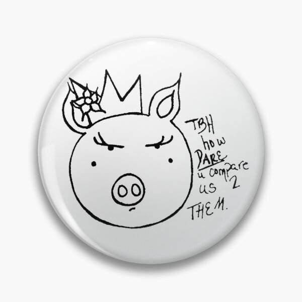 Item preview, miss piggie princess tho  designed and sold by BigGayWhalen.