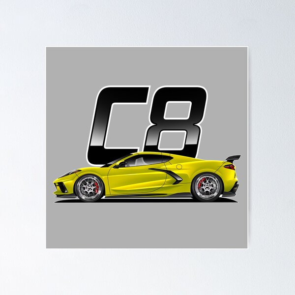 Item preview, Corvette C8 Yellow  designed and sold by Culture  AutoWorks.