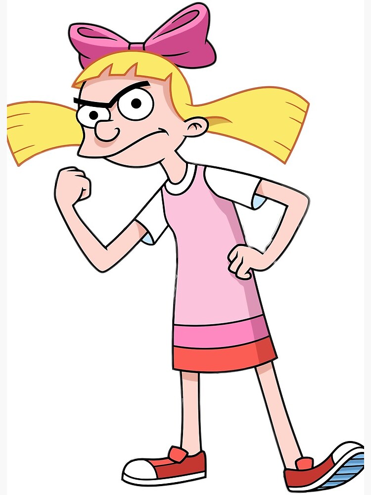 Helga G Pataki from Hey Arnold Cartoon Pink Blonde Helga G Pataki from Hey Arnold Cartoon Pink Blonde