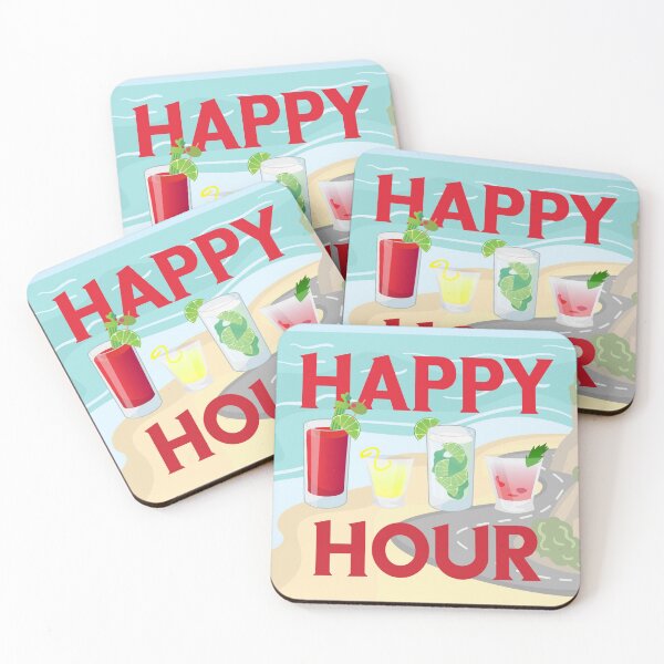 Item preview, Happy Hour - Cocktails on the Beach! designed and sold by WigOutlet.