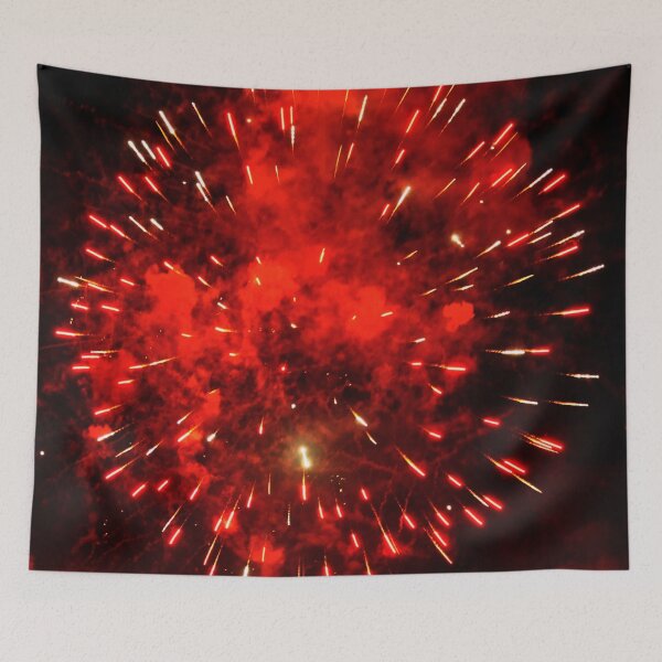 Item preview, Red Spheric Galaxy Fireworks designed and sold by GoodVibesOcean.