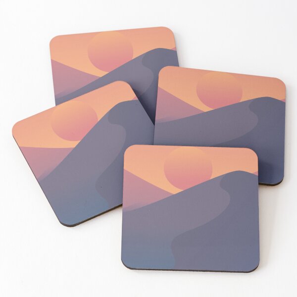 Item preview, Abstract mountain sunset! designed and sold by Byoudesigns.