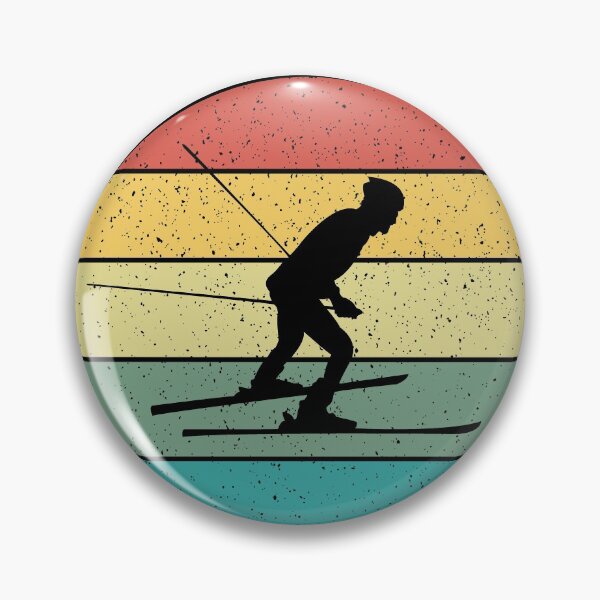 Item preview, Cross-Country Skiing Retro Vintage designed and sold by Salvadax.