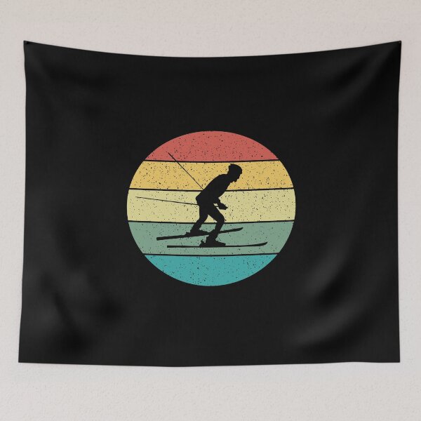 Item preview, Cross-Country Skiing Retro Vintage designed and sold by Salvadax.