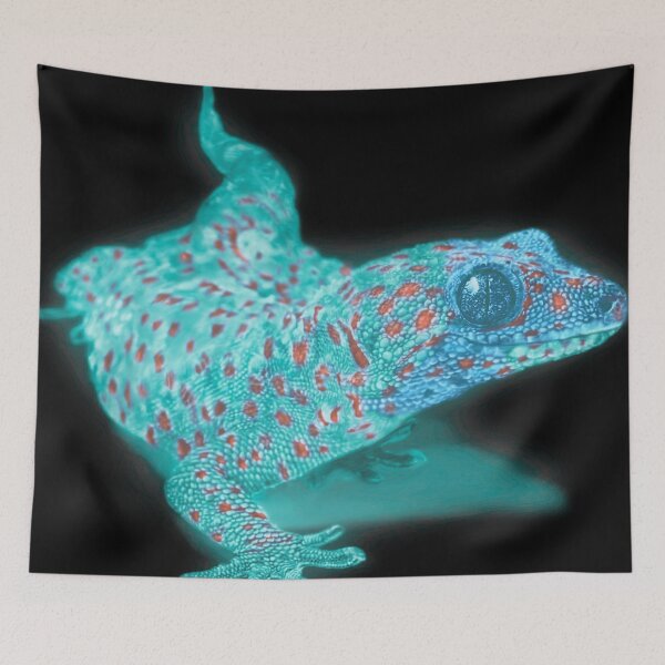 Item preview, Blue Glowing Lizard designed and sold by bolodojo.