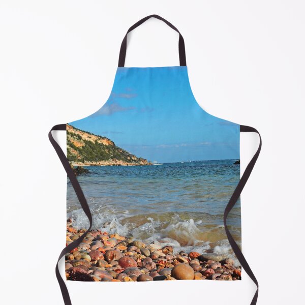 Item preview, Beach landscape with rose pebbles and blue sky designed and sold by Schuva.