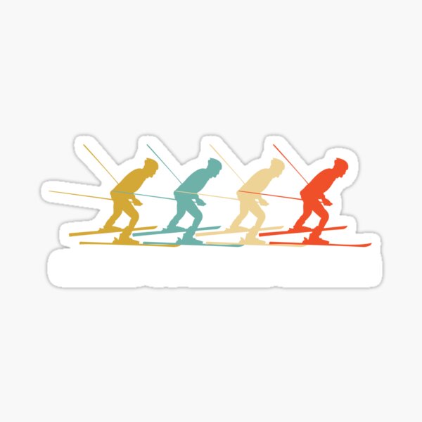 Cross Country Ski Thermometer Sticker for Sale by carlstad