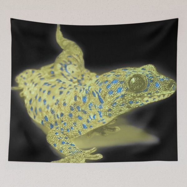 Item preview, Yellow Glowing Lizard designed and sold by bolodojo.