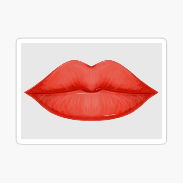 Lush Red Sticker