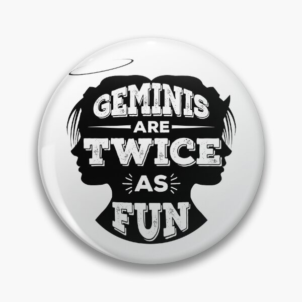 Item preview, Geminis drink for two Dual Female Halo and Horns Silhouette Funny Birthday Zodiac Horoscope  designed and sold by YomeHayin.
