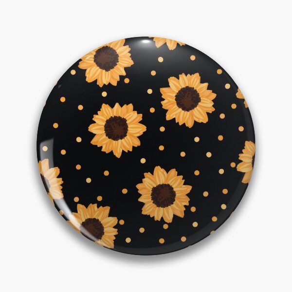 Item preview, Sunflower pattern and polka dots designed and sold by Ilze Lucero.