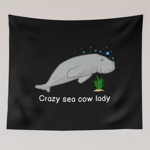 Item preview, Dugong Lover Crazy Sea Cow Lady product designed and sold by jakehughes2015.