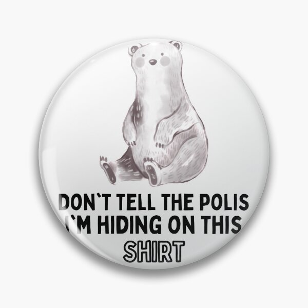 Item preview, Polar bear meme hiding from police designed and sold by Live  Today.