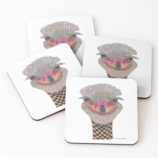 Item preview, Checkerboard Ostrich designed and sold by Douglas Walker.