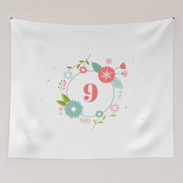 Item preview, 9th birthday girl gift flowers designed and sold by Blue-Fairy.