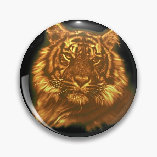 Item preview, The Glowing Tiger designed and sold by bolodojo.