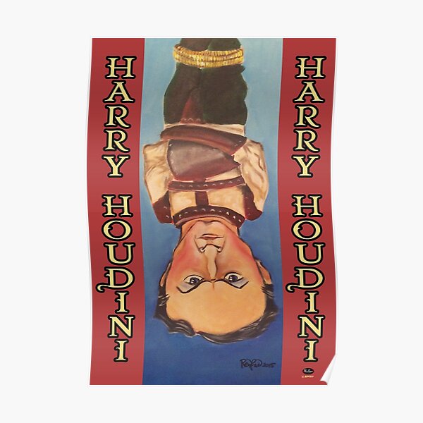 "Harry Houdini" By Mark Redfield Poster
