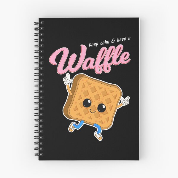 Item preview, Funny Breakfast Keep Calm & Have A Waffle print designed and sold by jakehughes2015.