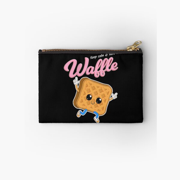 Item preview, Funny Breakfast Keep Calm & Have A Waffle print designed and sold by jakehughes2015.