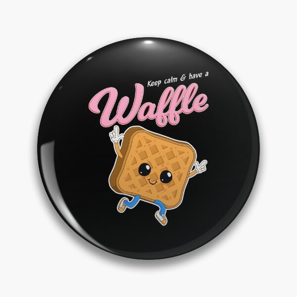 Item preview, Funny Breakfast Keep Calm & Have A Waffle print designed and sold by jakehughes2015.