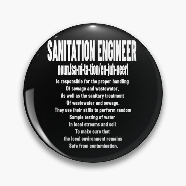 Item preview, Sanitation Engineer designed and sold by ADAMYASS.