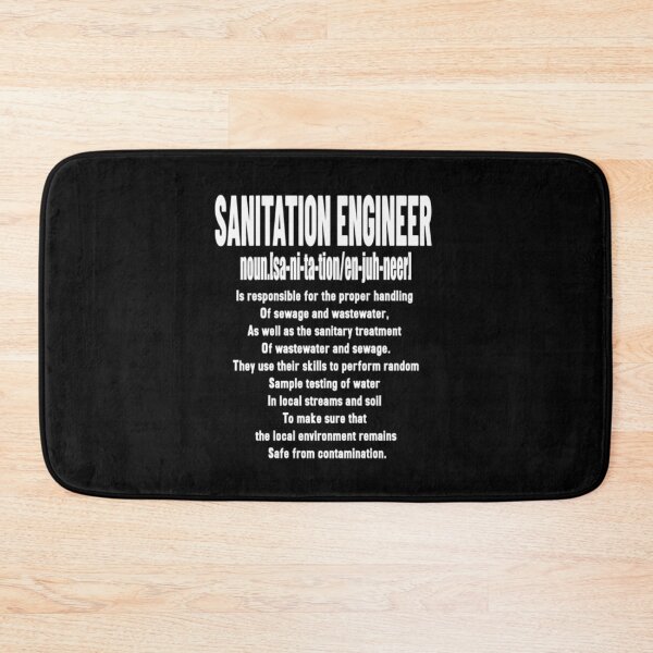 Item preview, Sanitation Engineer designed and sold by ADAMYASS.