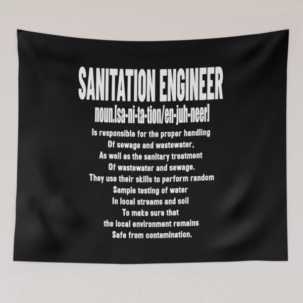 Item preview, Sanitation Engineer designed and sold by ADAMYASS.
