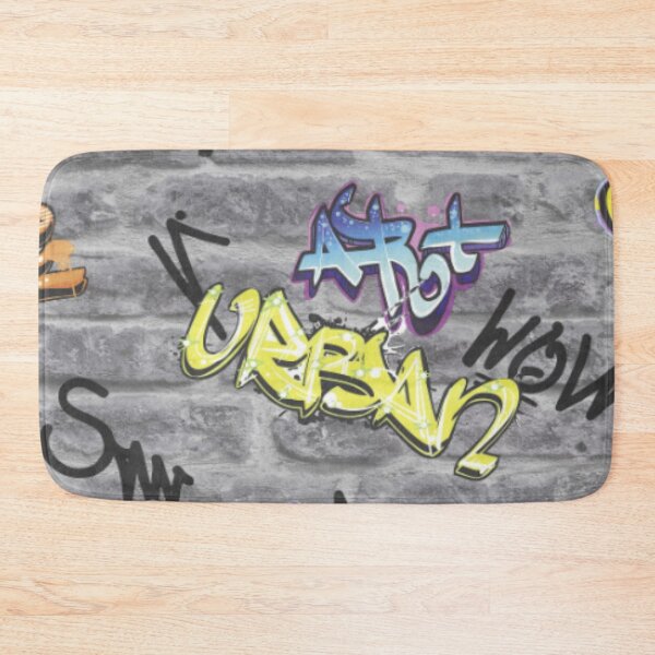 Item preview, Grey Graffiti brick designed and sold by WearWolfDesigns.