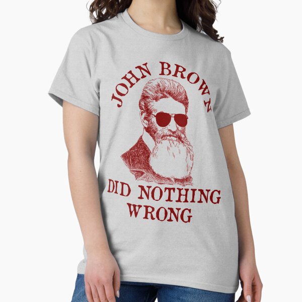 Vista previa del artículo con la obra «John Brown no hizo nada malo: gafas de sol, histórico, meme, izquierdista, socialista», diseñado y vendido por SpaceDogLaika.