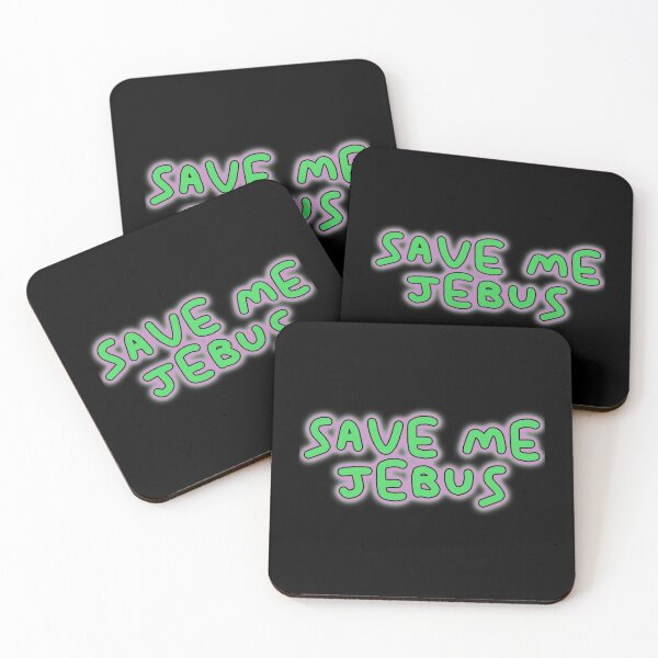 Item preview, Save me Jebus pink and green graffiti designed and sold by Captain-Jackson.