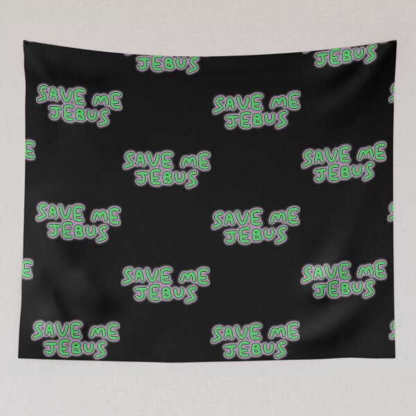 Item preview, Save me Jebus pink and green graffiti designed and sold by Captain-Jackson.
