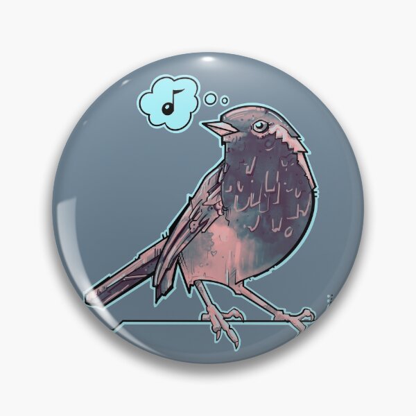 Item preview, dark night songbird and music sign designed and sold by weilertsen.