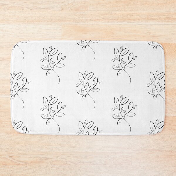 Item preview, Simple Leaf Line Art designed and sold by SallyCleggArt.
