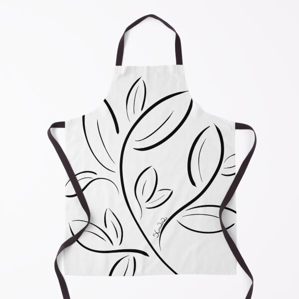 Item preview, Simple Leaf Line Art designed and sold by SallyCleggArt.
