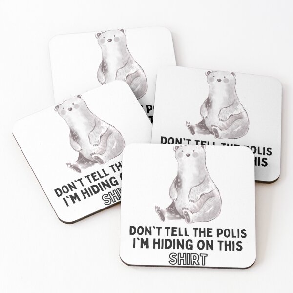 Item preview, Polar bear meme hiding from police designed and sold by Live  Today.