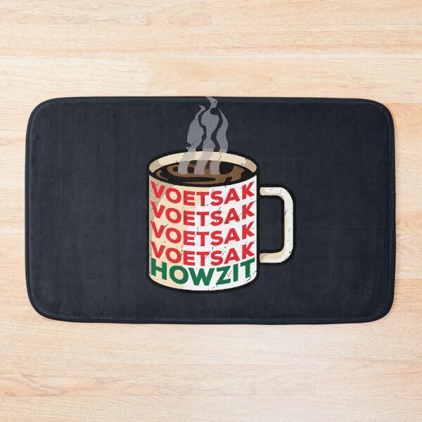 Item preview, Coffee Warning Voetsek South Africa Funny Howzit designed and sold by d247.