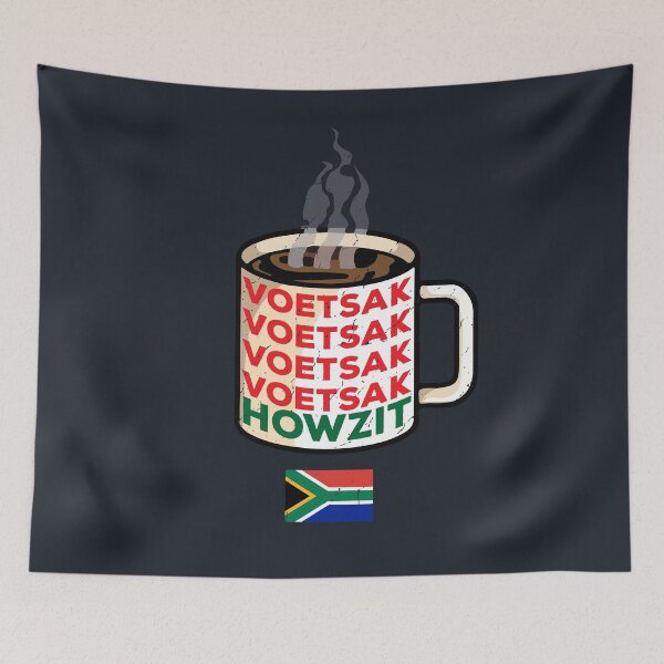 Item preview, Coffee Warning Voetsek South Africa Funny Howzit designed and sold by d247.