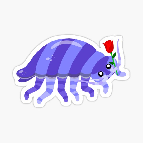 Cute Kawaii Isopod Sticker