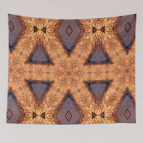 Item preview, A Kaleidoscope of Peach Stars and Intricate Detail designed and sold by kristimb.
