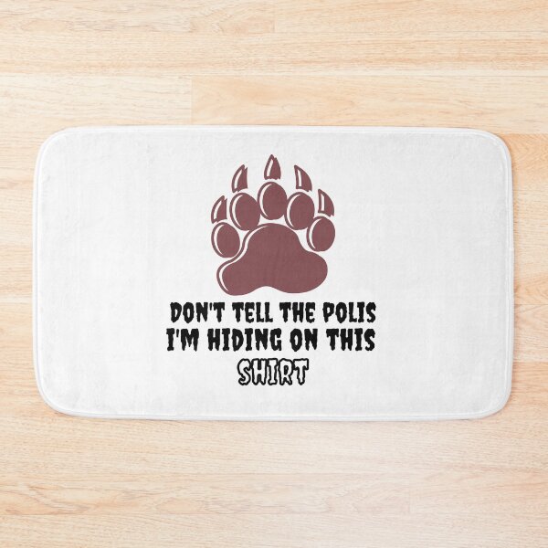 Item preview, Polar bear meme hiding from police fuuny gift idiea for men and women kids  designed and sold by Live  Today.